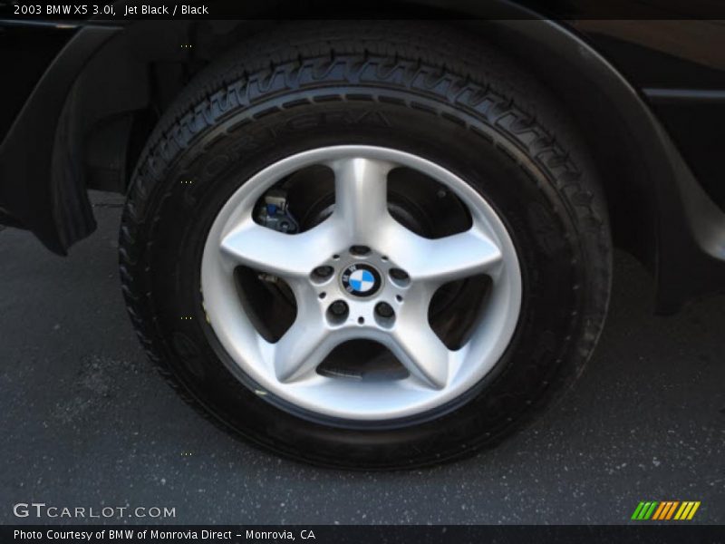 Jet Black / Black 2003 BMW X5 3.0i