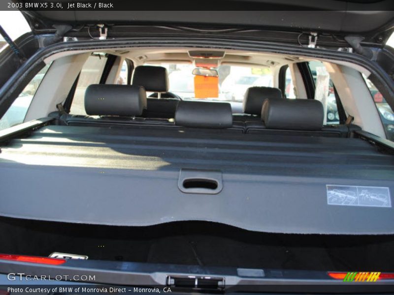 Jet Black / Black 2003 BMW X5 3.0i