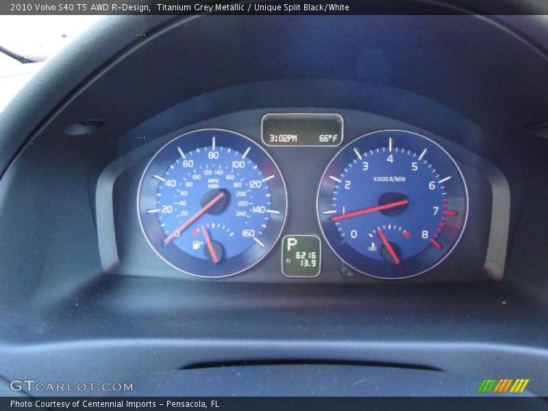  2010 S40 T5 AWD R-Design T5 AWD R-Design Gauges