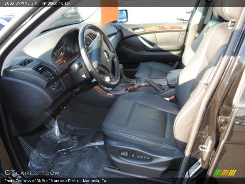 Jet Black / Black 2003 BMW X5 3.0i