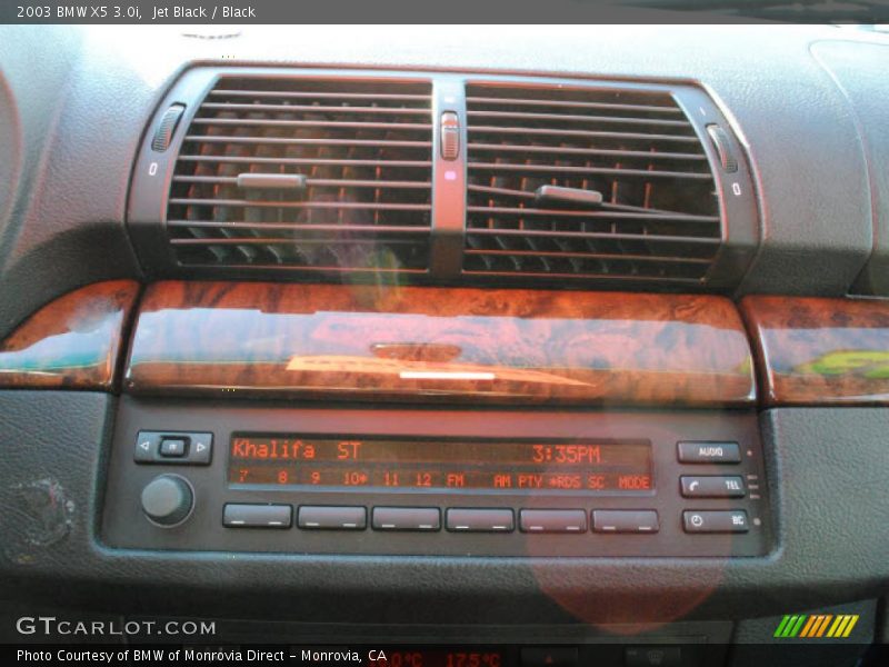 Jet Black / Black 2003 BMW X5 3.0i