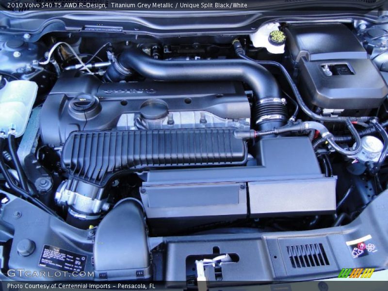  2010 S40 T5 AWD R-Design Engine - 2.5 Liter Turbocharged DOHC 20-Valve VVT 5 Cylinder