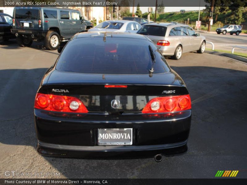 Nighthawk Black Pearl / Ebony 2006 Acura RSX Sports Coupe