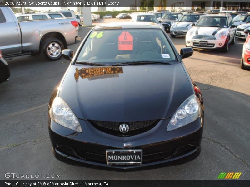 Nighthawk Black Pearl / Ebony 2006 Acura RSX Sports Coupe