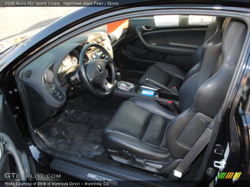 Nighthawk Black Pearl / Ebony 2006 Acura RSX Sports Coupe