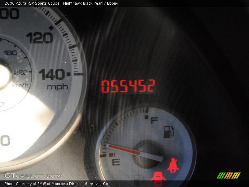 Nighthawk Black Pearl / Ebony 2006 Acura RSX Sports Coupe