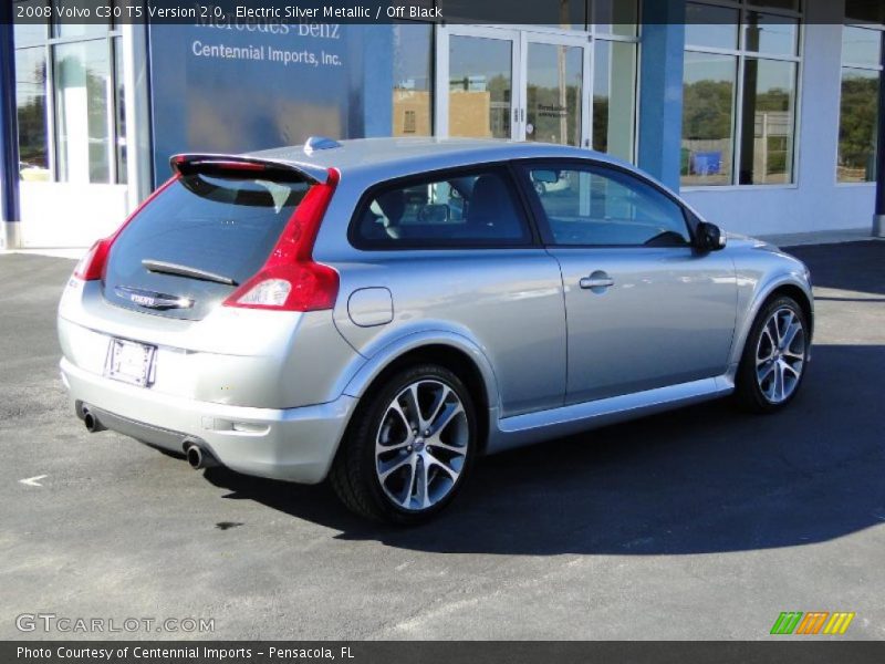 Electric Silver Metallic / Off Black 2008 Volvo C30 T5 Version 2.0