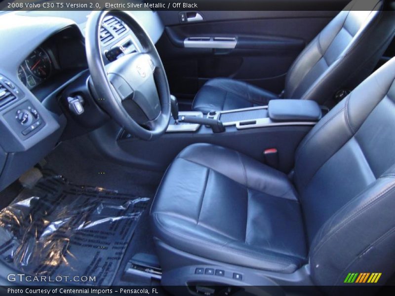 Electric Silver Metallic / Off Black 2008 Volvo C30 T5 Version 2.0
