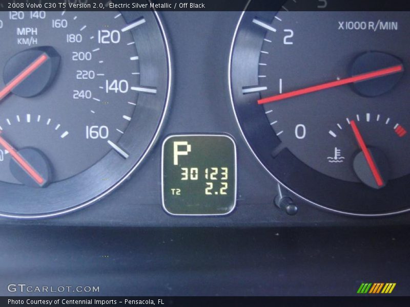 Electric Silver Metallic / Off Black 2008 Volvo C30 T5 Version 2.0