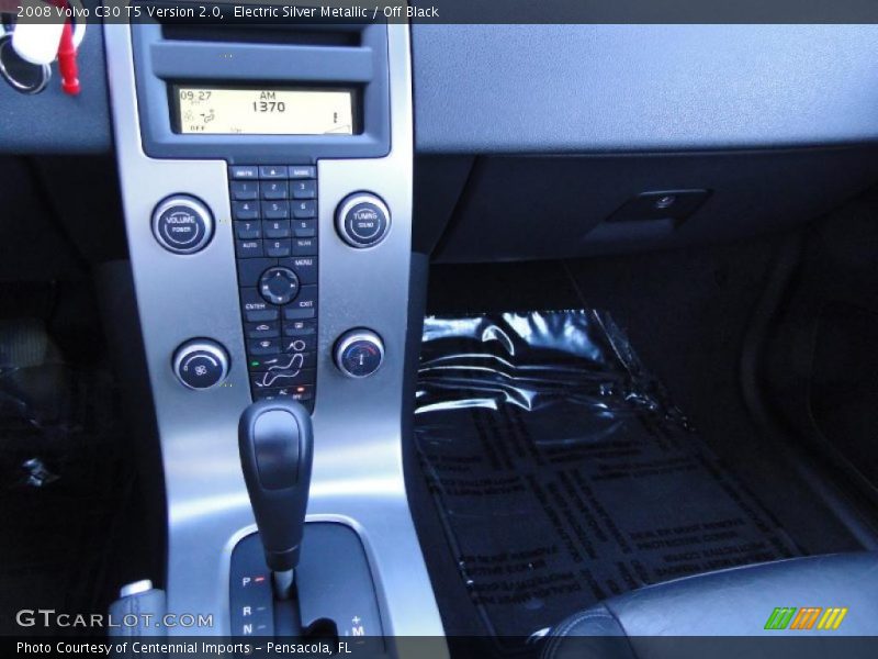 Electric Silver Metallic / Off Black 2008 Volvo C30 T5 Version 2.0