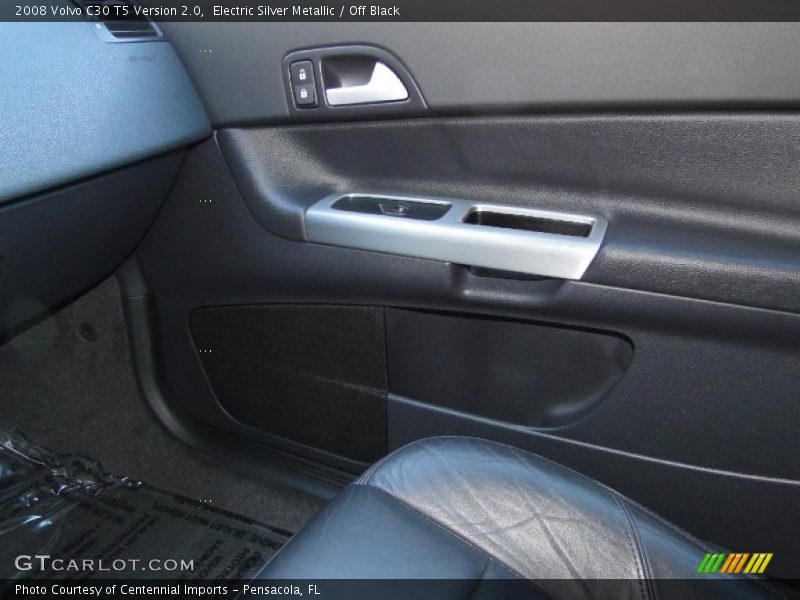 Electric Silver Metallic / Off Black 2008 Volvo C30 T5 Version 2.0