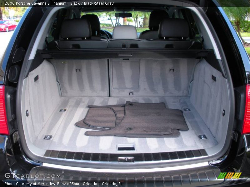 Black / Black/Steel Grey 2006 Porsche Cayenne S Titanium