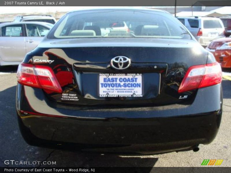 Black / Ash 2007 Toyota Camry LE