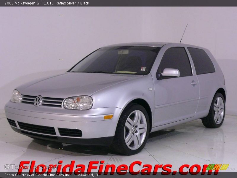 Reflex Silver / Black 2003 Volkswagen GTI 1.8T