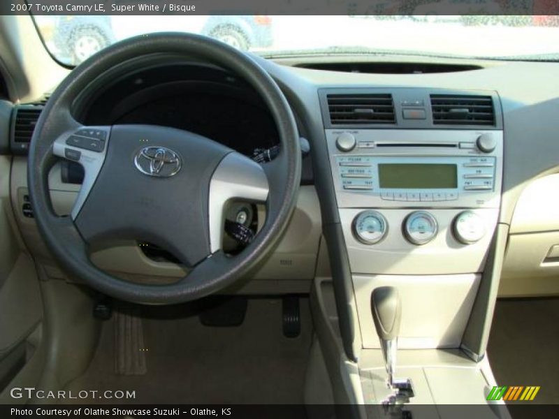 Super White / Bisque 2007 Toyota Camry LE