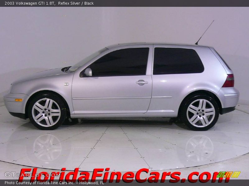 Reflex Silver / Black 2003 Volkswagen GTI 1.8T