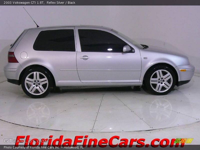 Reflex Silver / Black 2003 Volkswagen GTI 1.8T