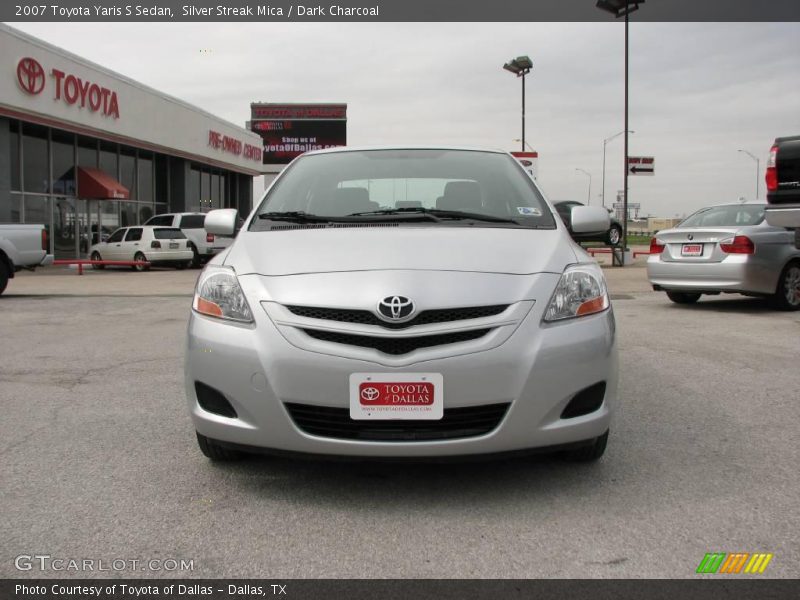 Silver Streak Mica / Dark Charcoal 2007 Toyota Yaris S Sedan