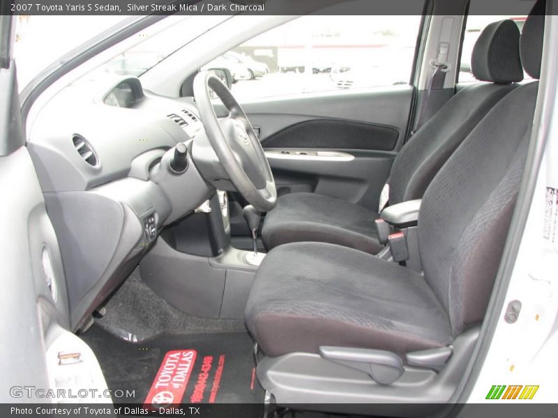 Silver Streak Mica / Dark Charcoal 2007 Toyota Yaris S Sedan