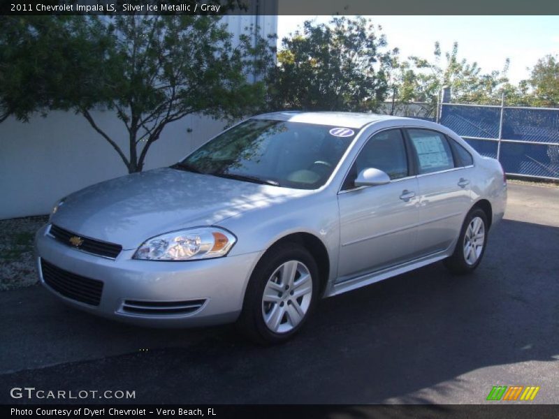 Silver Ice Metallic / Gray 2011 Chevrolet Impala LS