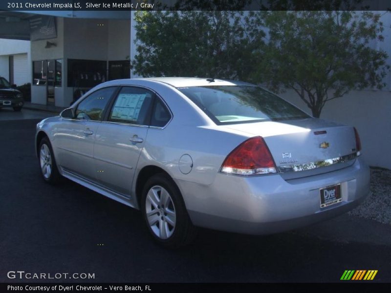 Silver Ice Metallic / Gray 2011 Chevrolet Impala LS
