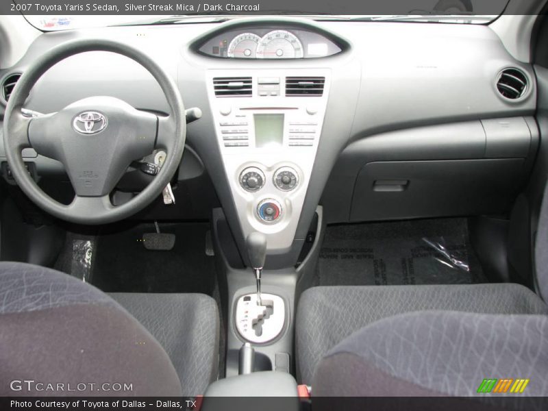 Silver Streak Mica / Dark Charcoal 2007 Toyota Yaris S Sedan