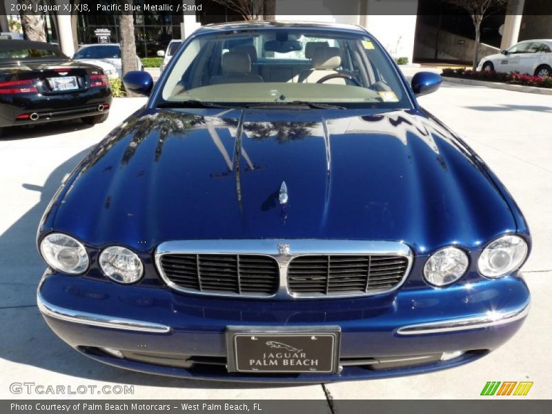 Pacific Blue Metallic / Sand 2004 Jaguar XJ XJ8