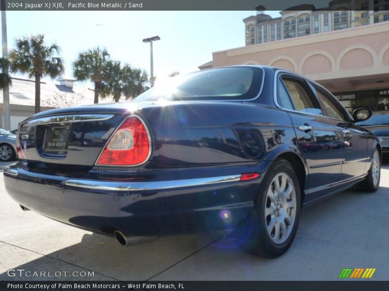 Pacific Blue Metallic / Sand 2004 Jaguar XJ XJ8