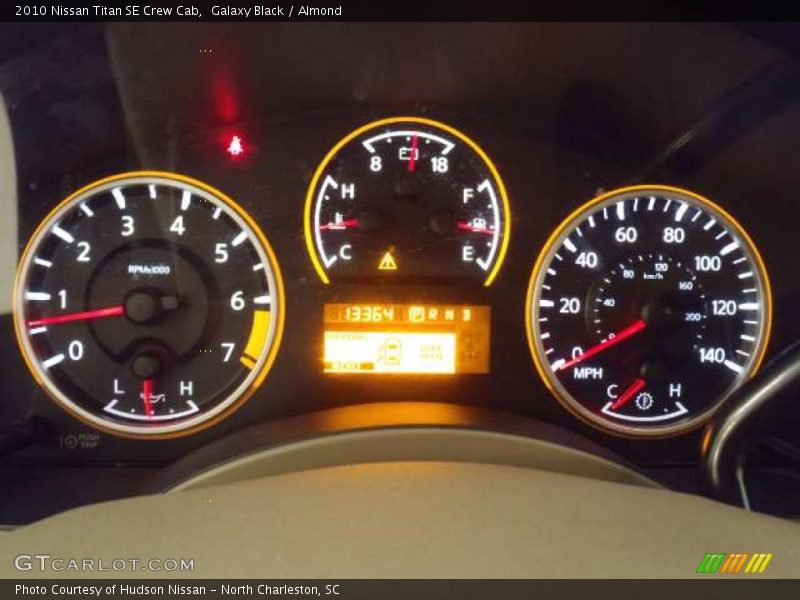 Galaxy Black / Almond 2010 Nissan Titan SE Crew Cab