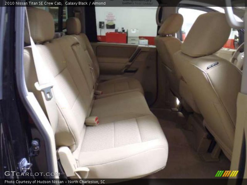 Galaxy Black / Almond 2010 Nissan Titan SE Crew Cab