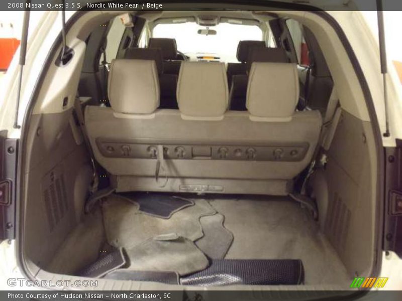 Nordic White Pearl / Beige 2008 Nissan Quest 3.5 S