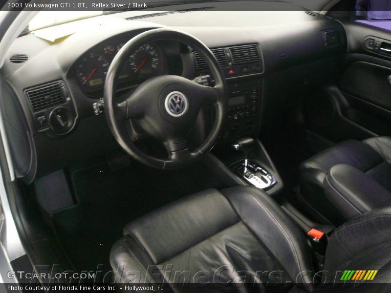 Reflex Silver / Black 2003 Volkswagen GTI 1.8T