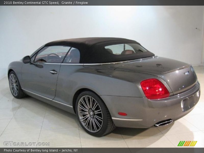 Granite / Fireglow 2010 Bentley Continental GTC Speed