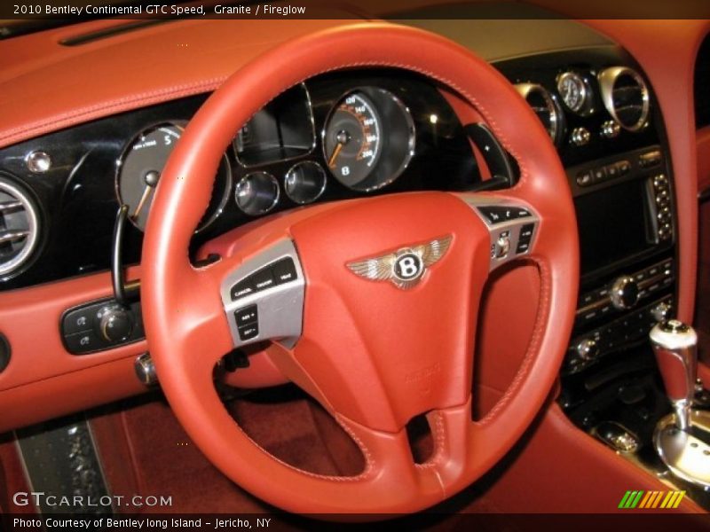  2010 Continental GTC Speed Steering Wheel