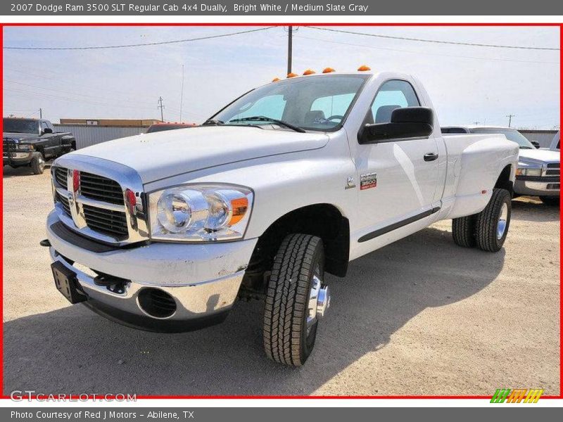 Front 3/4 View of 2007 Ram 3500 SLT Regular Cab 4x4 Dually