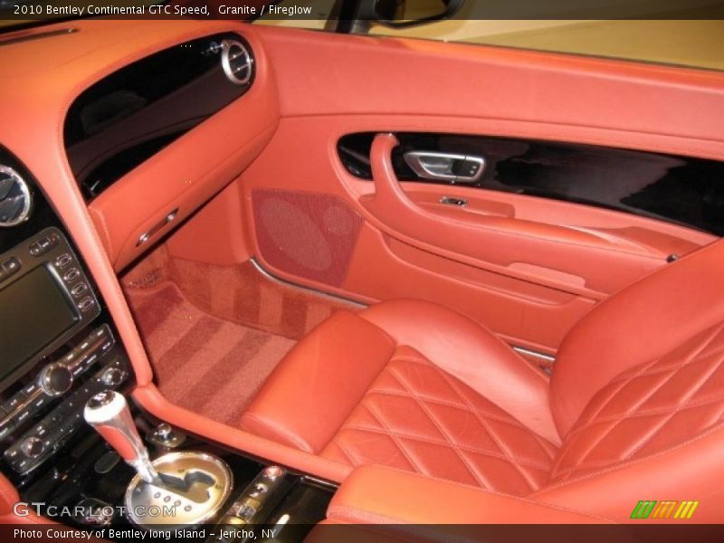  2010 Continental GTC Speed Fireglow Interior