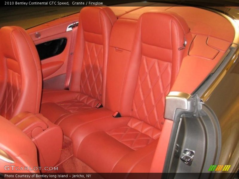  2010 Continental GTC Speed Fireglow Interior