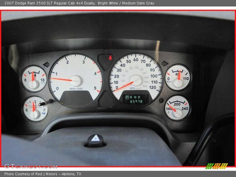  2007 Ram 3500 SLT Regular Cab 4x4 Dually SLT Regular Cab 4x4 Dually Gauges