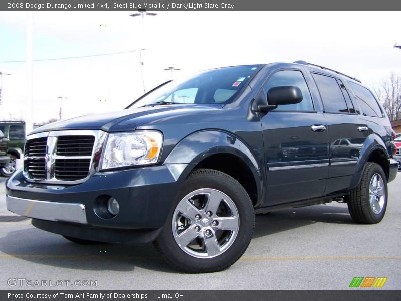 Steel Blue Metallic / Dark/Light Slate Gray 2008 Dodge Durango Limited 4x4