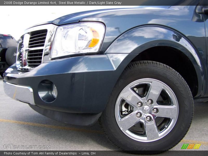 Steel Blue Metallic / Dark/Light Slate Gray 2008 Dodge Durango Limited 4x4