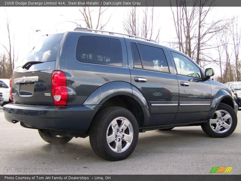 Steel Blue Metallic / Dark/Light Slate Gray 2008 Dodge Durango Limited 4x4