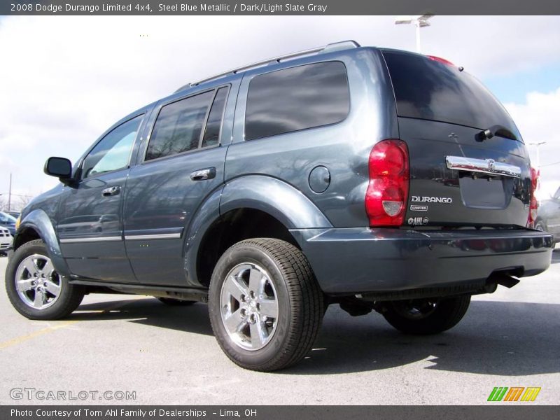 Steel Blue Metallic / Dark/Light Slate Gray 2008 Dodge Durango Limited 4x4