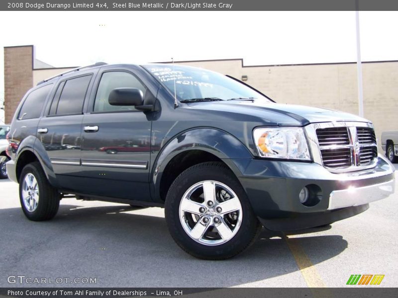 Steel Blue Metallic / Dark/Light Slate Gray 2008 Dodge Durango Limited 4x4