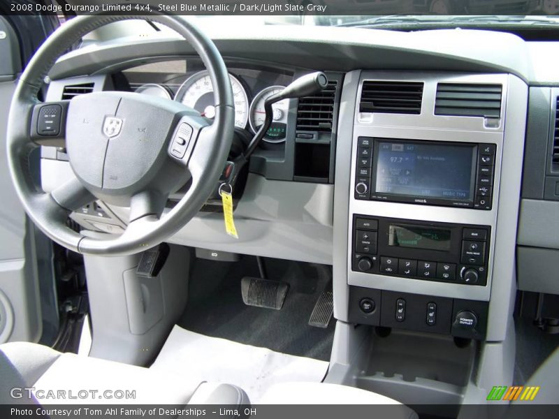 Steel Blue Metallic / Dark/Light Slate Gray 2008 Dodge Durango Limited 4x4