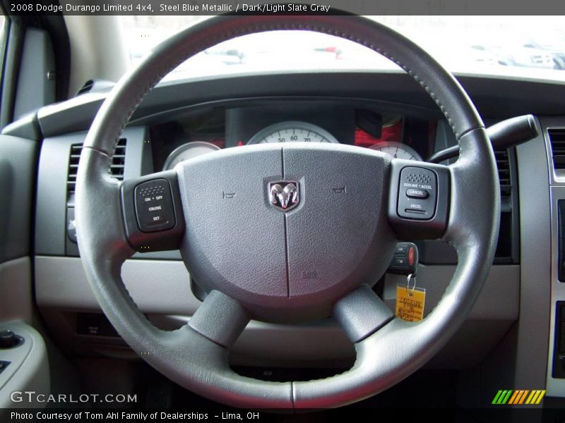 Steel Blue Metallic / Dark/Light Slate Gray 2008 Dodge Durango Limited 4x4