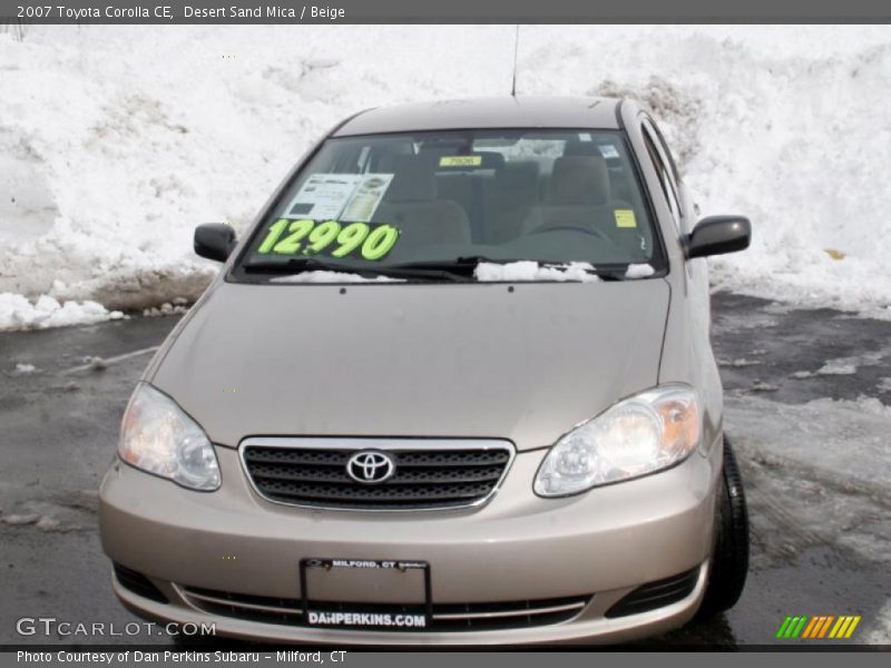 Desert Sand Mica / Beige 2007 Toyota Corolla CE