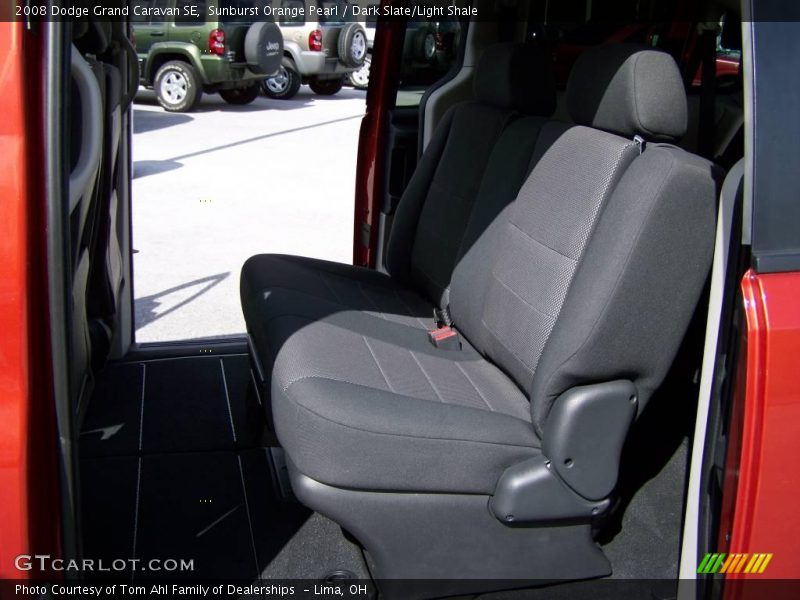 Sunburst Orange Pearl / Dark Slate/Light Shale 2008 Dodge Grand Caravan SE