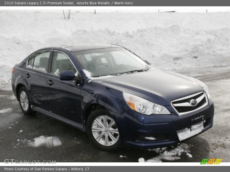 Azurite Blue Metallic / Warm Ivory 2010 Subaru Legacy 2.5i Premium Sedan