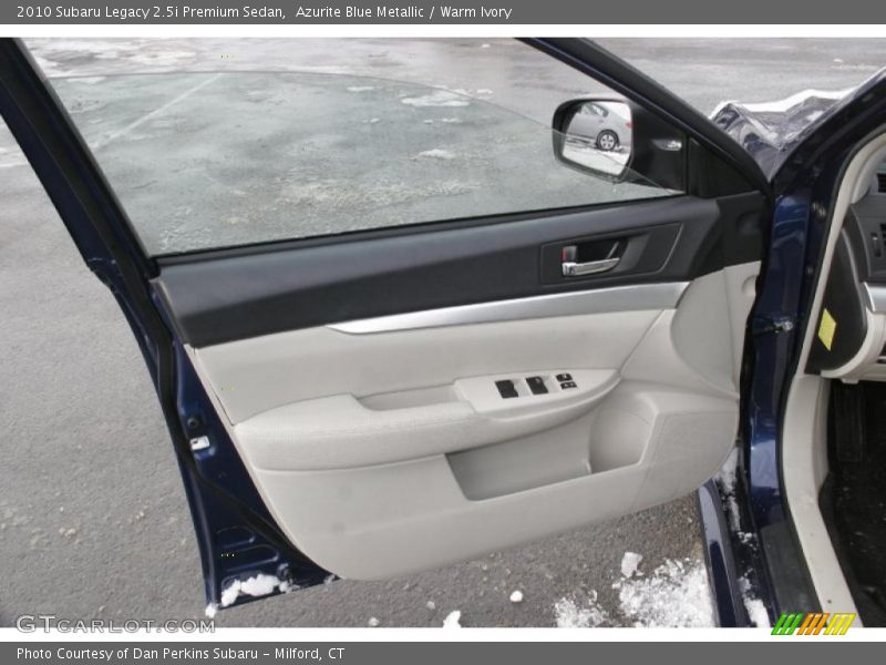 Azurite Blue Metallic / Warm Ivory 2010 Subaru Legacy 2.5i Premium Sedan