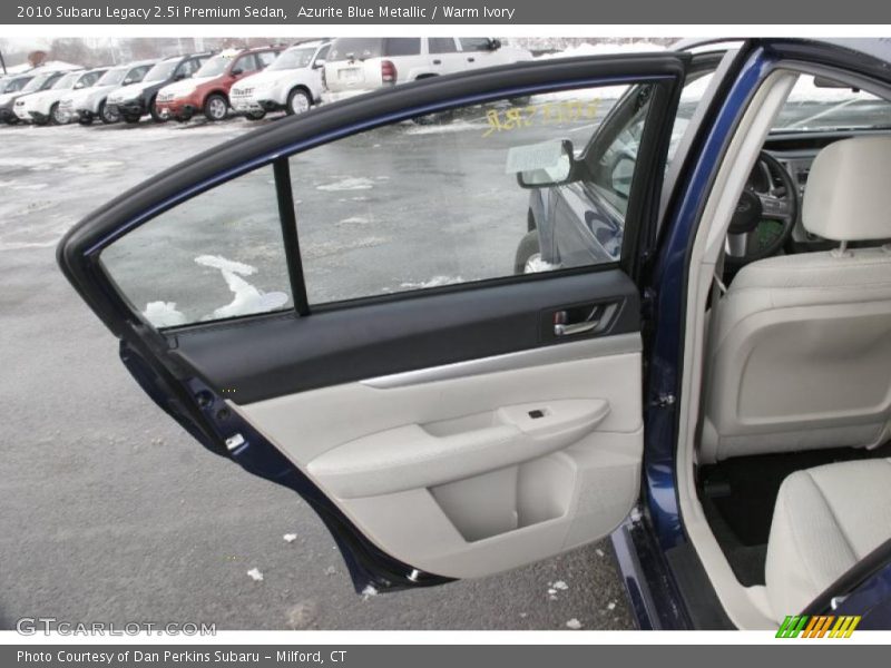 Azurite Blue Metallic / Warm Ivory 2010 Subaru Legacy 2.5i Premium Sedan
